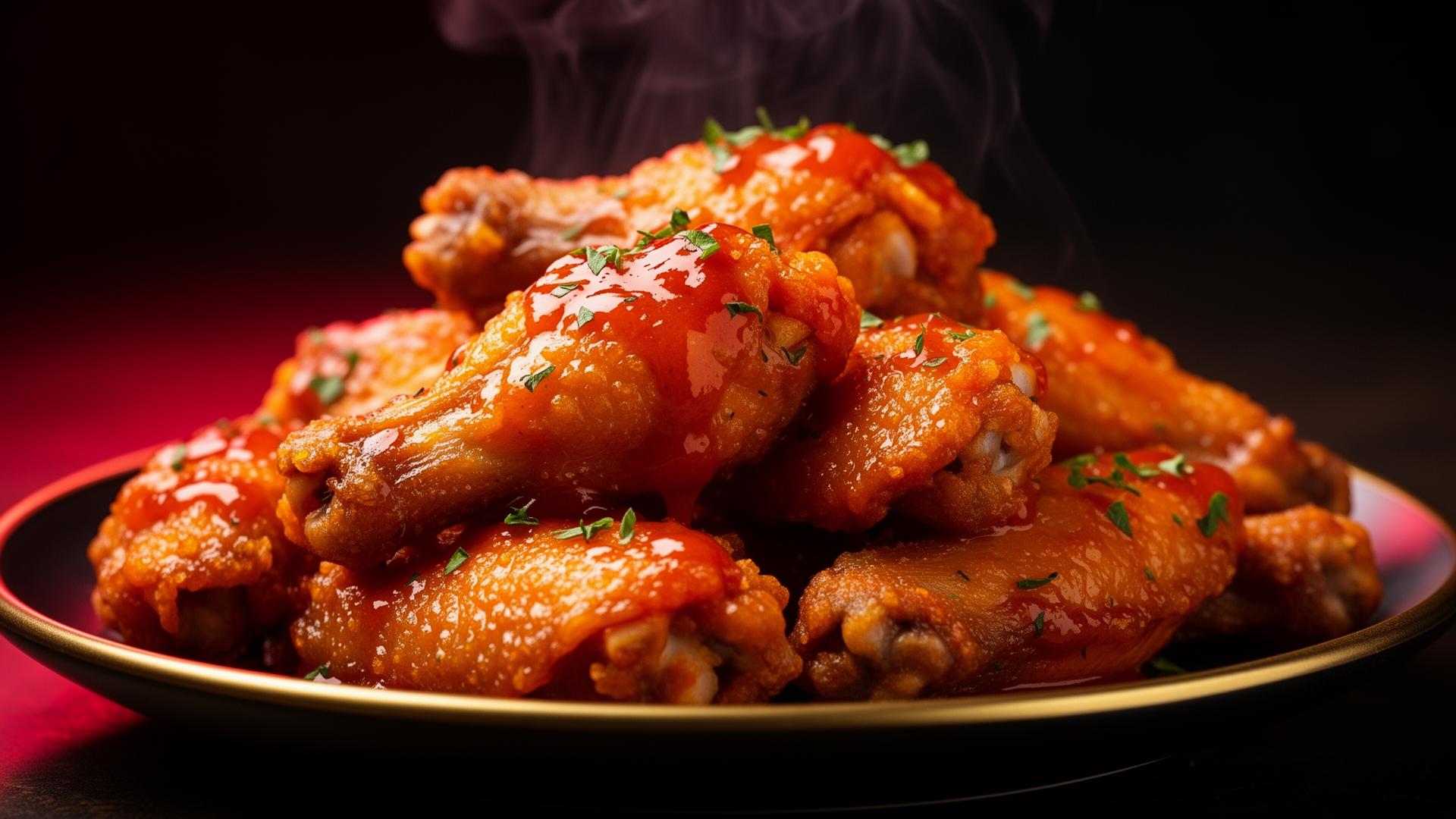 Crispy hot wings from The Coop